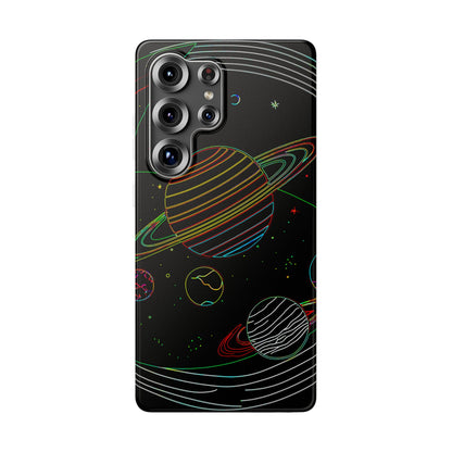 Galaxy-Inspired Flexi Cases, Vibrant Phone Covers, Space-Themed Accessories, Cosmic Gifts for Astronomers, Unique Phone Protectors