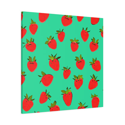Strawberry Pattern - Canvas