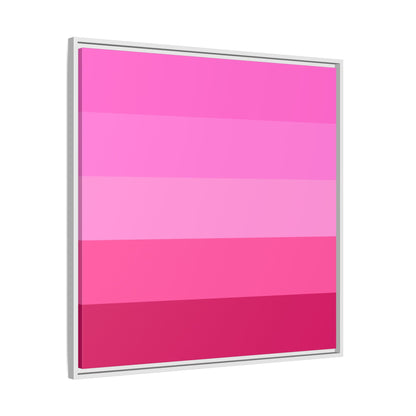 Valentine Rose Colors - Framed Canvas
