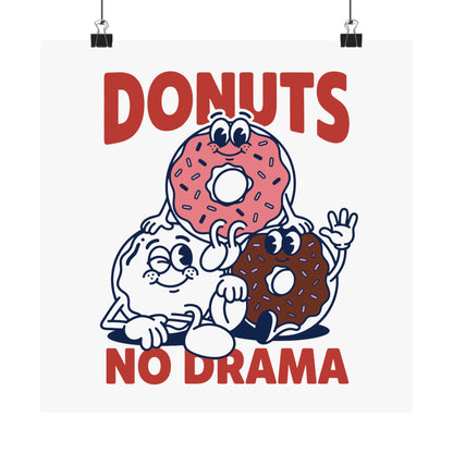 Donuts No Drama - Poster