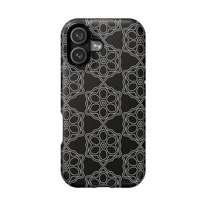 Geometric Sacred Flower - Magnetic Phone Case