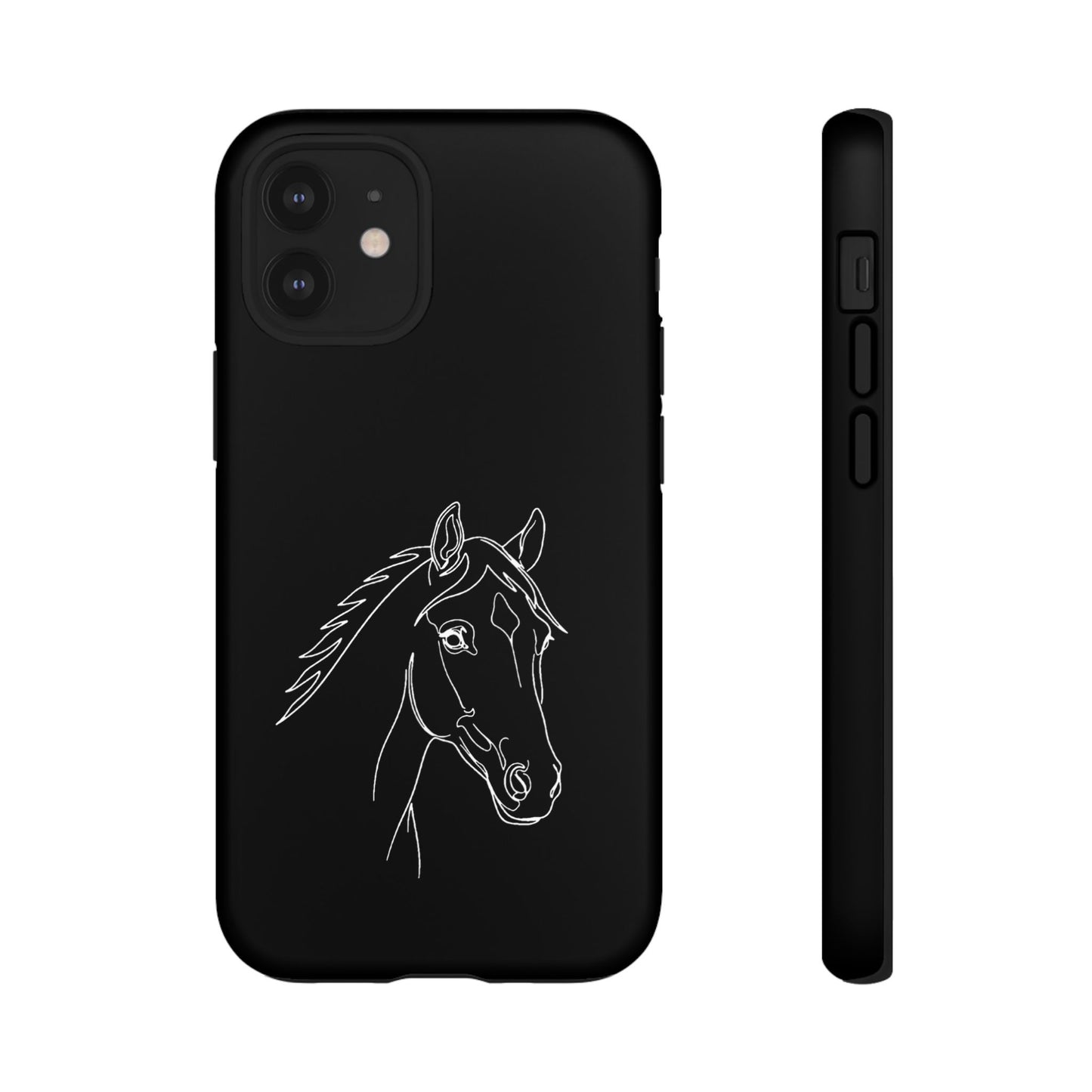 Horse Portrait Sketch - Tough Phone Case