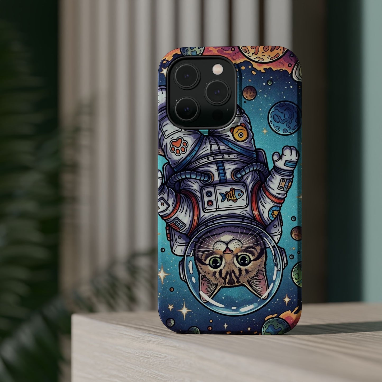 Astronaut Cat - Magnetic Phone Case