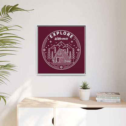 Explore Wilderness - Framed Canvas