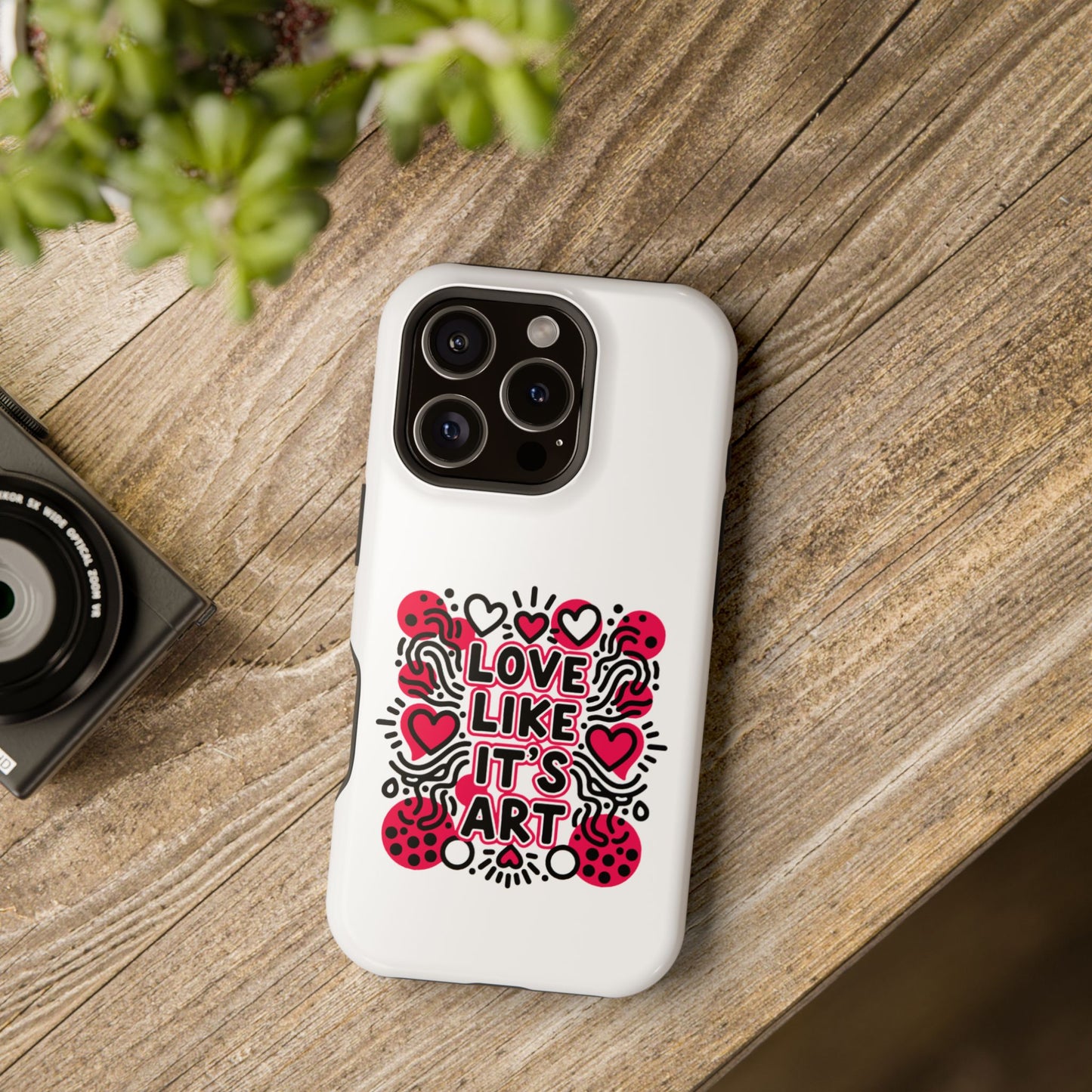 Love Like It's Art - Magnetic Phone Case