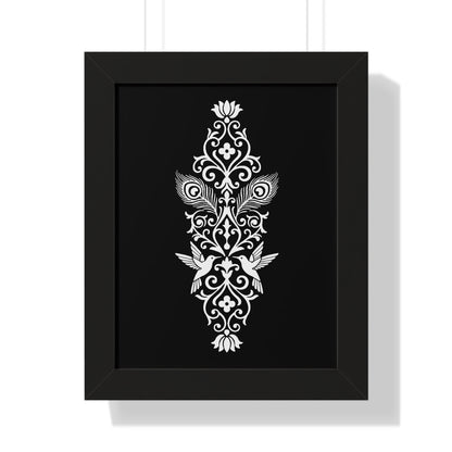 Hummingbird Soulmates - Framed Poster