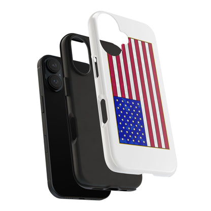 New Glory American Flag (Gold Edge Edition) - Phone Case