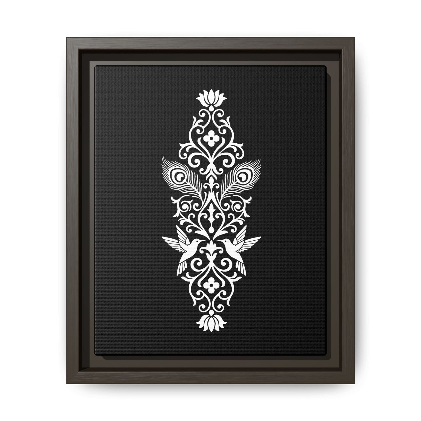 Hummingbird Soulmates - Framed Canvas