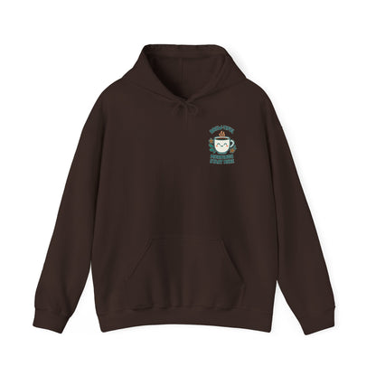 Brew-tiful Mornings Start Here Hoodie, Unisex Sweatshirt for Coffee Lovers, Cozy Gift