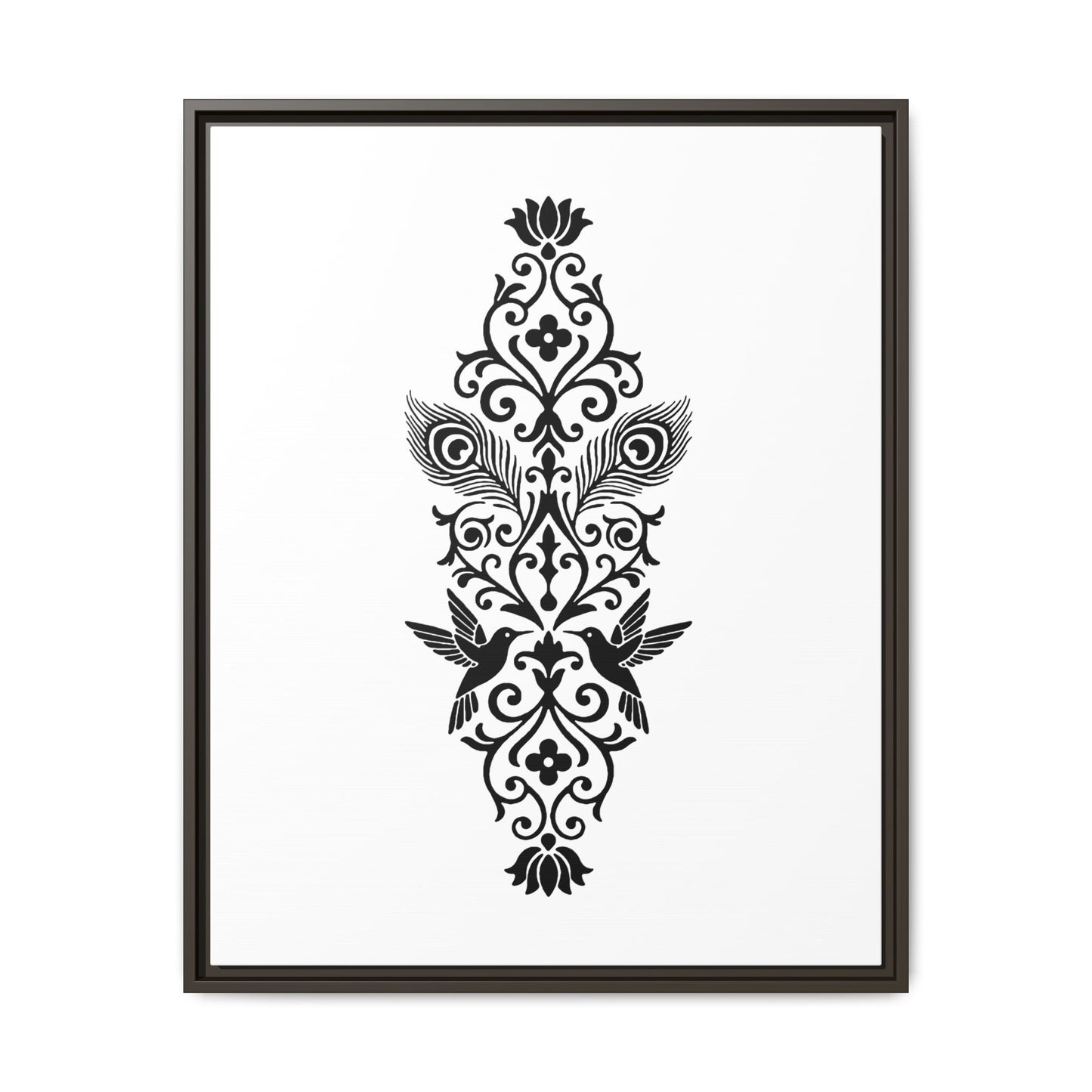 Hummingbird Soulmates - Framed Canvas