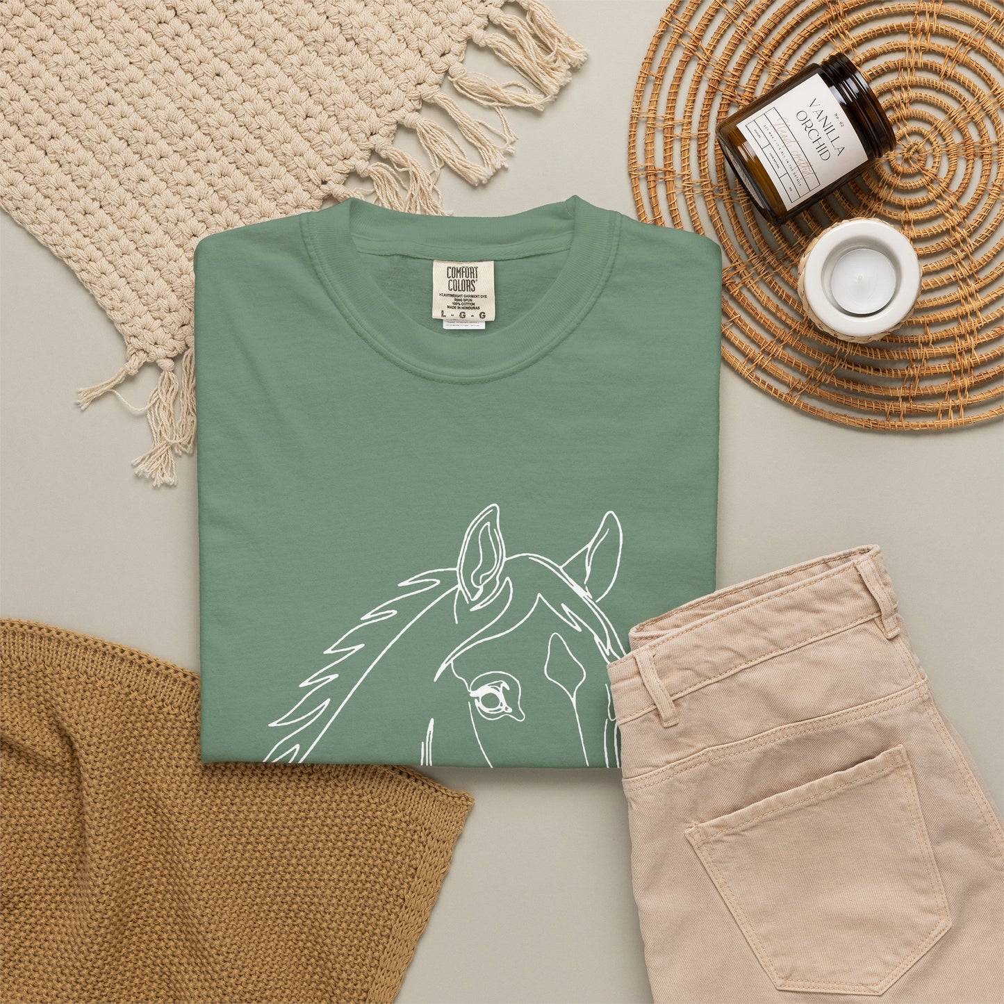 Horse Portrait Sketch - T‑Shirt