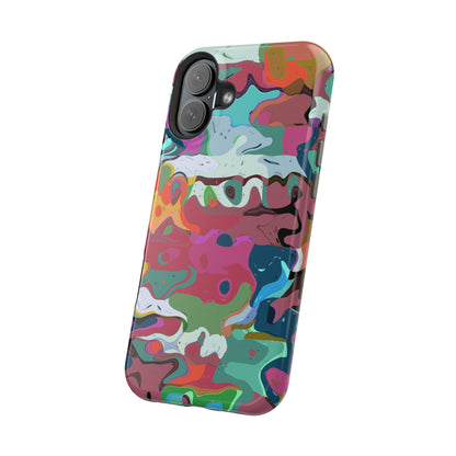 Colorful Abstract Marble - Magnetic Phone Case