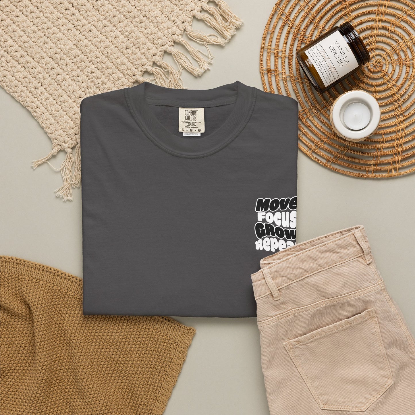 Move. Focus. Grow. Repeat. - T-Shirt