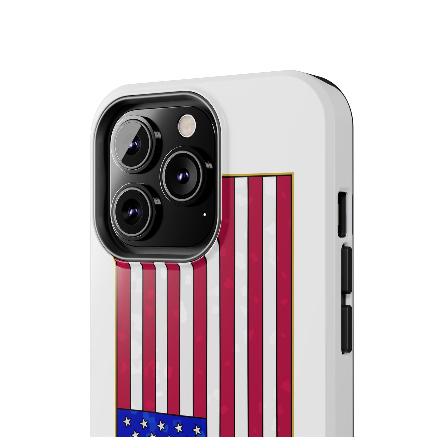 New Glory American Flag (Gold Edge Edition) - Phone Case