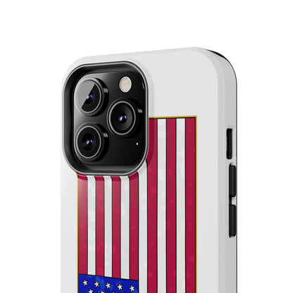 New Glory American Flag (Gold Edge Edition) - Phone Case