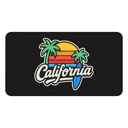 California Surf Vibes - Desk Mat