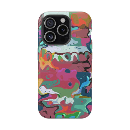 Colorful Abstract Marble - Magnetic Phone Case