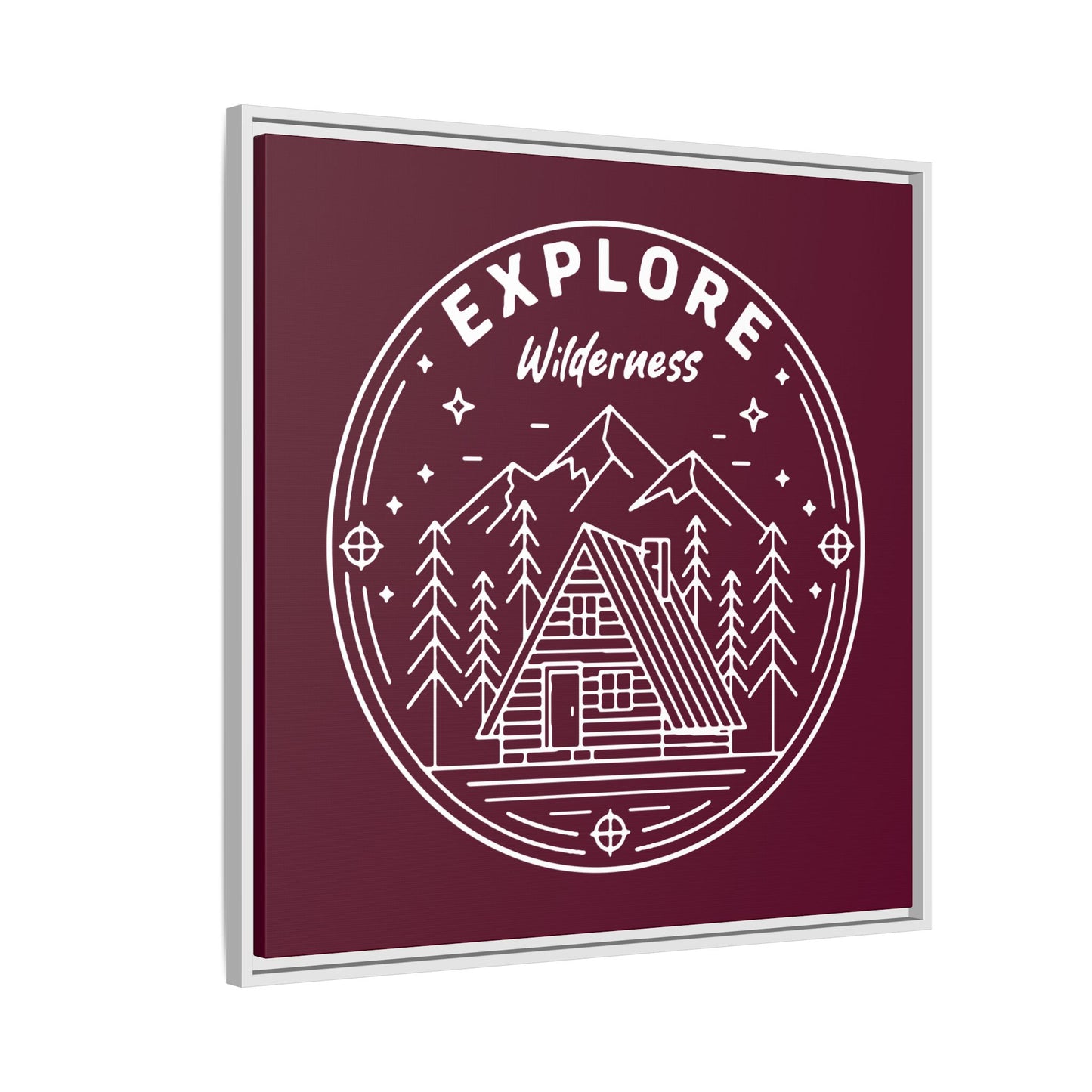 Explore Wilderness - Framed Canvas
