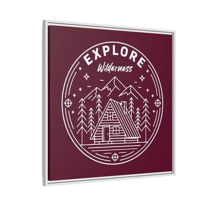 Explore Wilderness - Framed Canvas