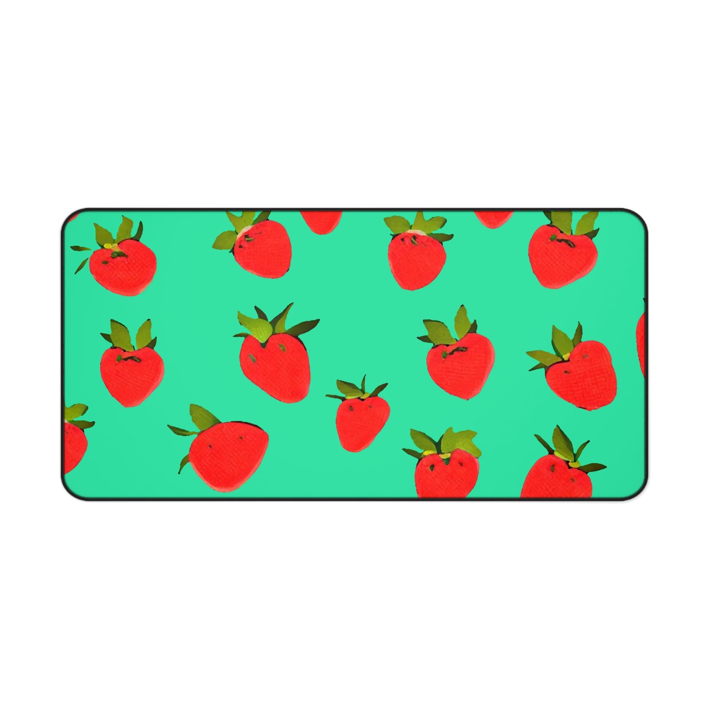 Strawberry Pattern - Desk Mat