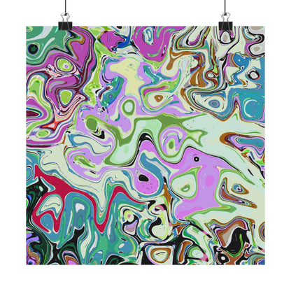 Vibrant Multi‑Color Swirl - Poster