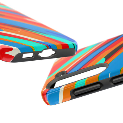 Abstract Rainbow Swirl Arc - Phone Case