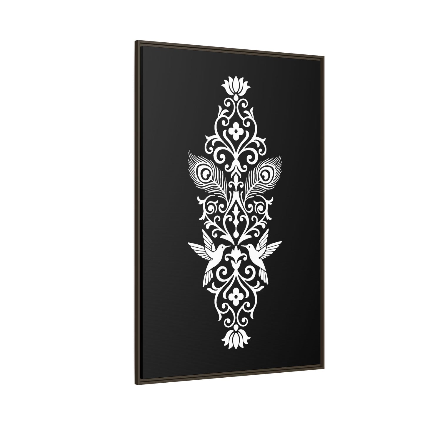 Hummingbird Soulmates - Framed Canvas