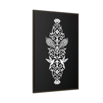 Hummingbird Soulmates - Framed Canvas