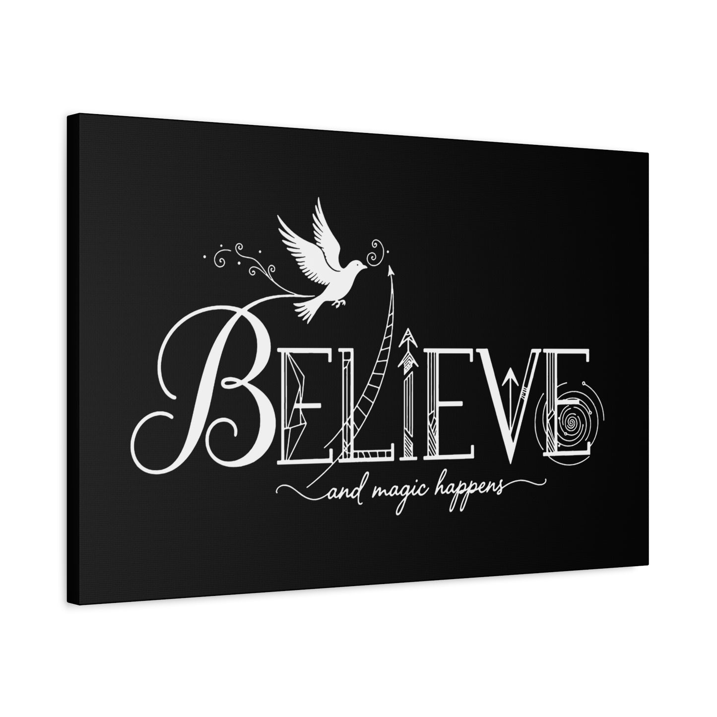 Believe and Magic Happens - Canvas