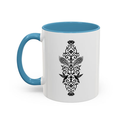 Hummingbird Soulmates - Color Accent Mug