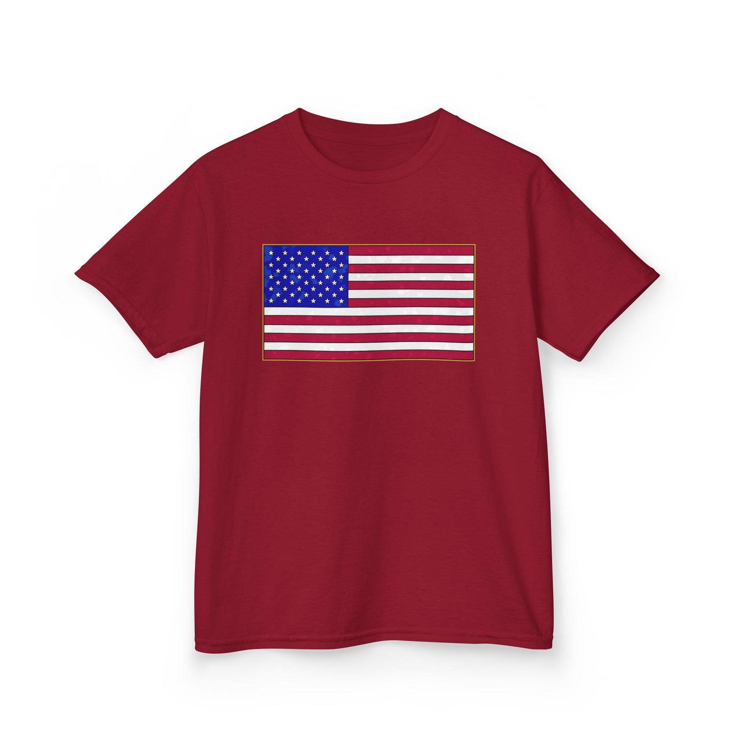 New Glory American Flag (Gold Edge Edition) - Kids Tee
