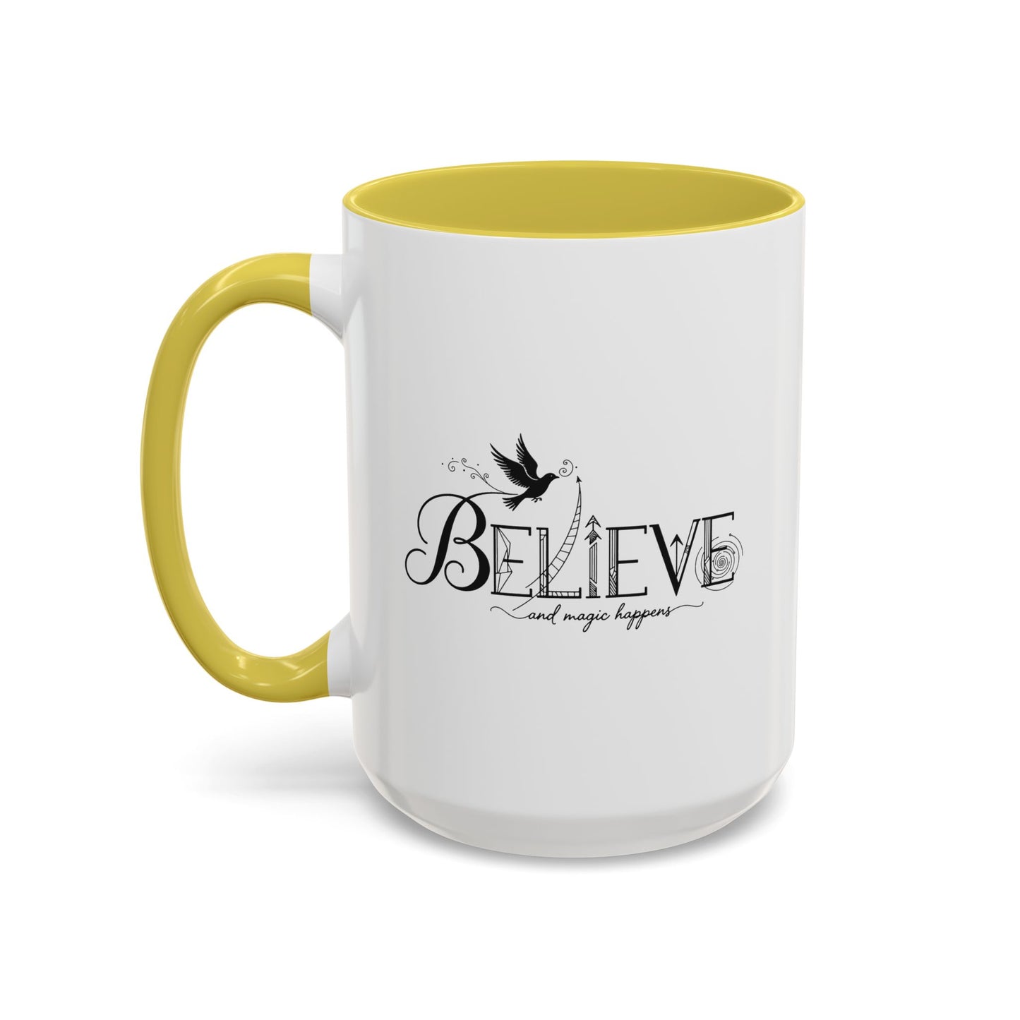 Believe and Magic Happens - Colorful Mug