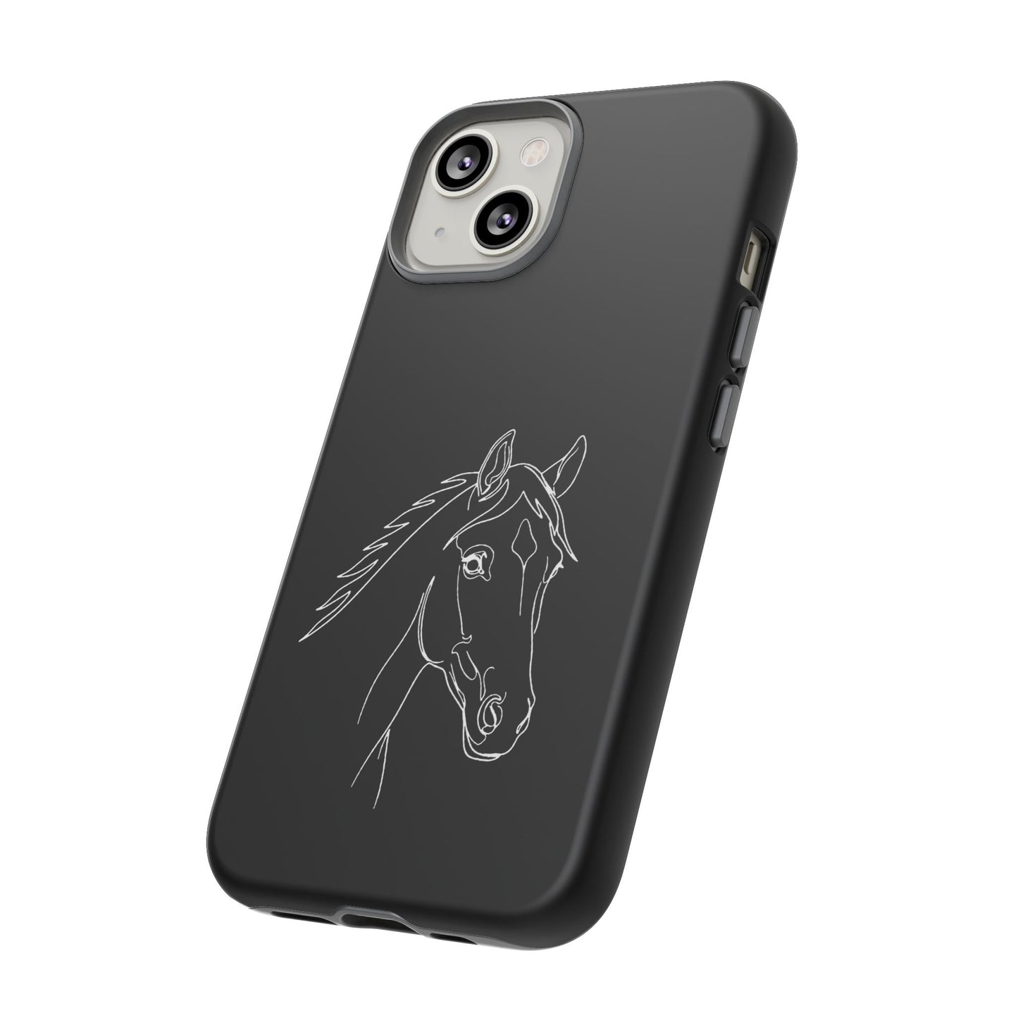 Horse Portrait Sketch - Tough Phone Case