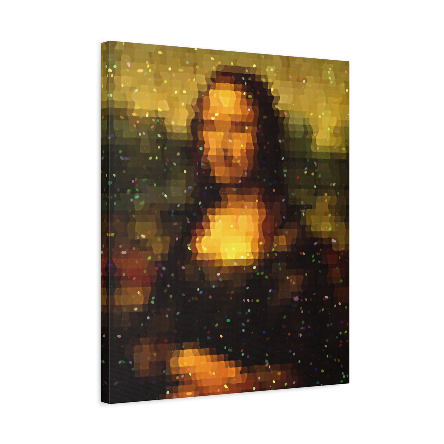 Pixel Muse — Silent Smile - Canvas