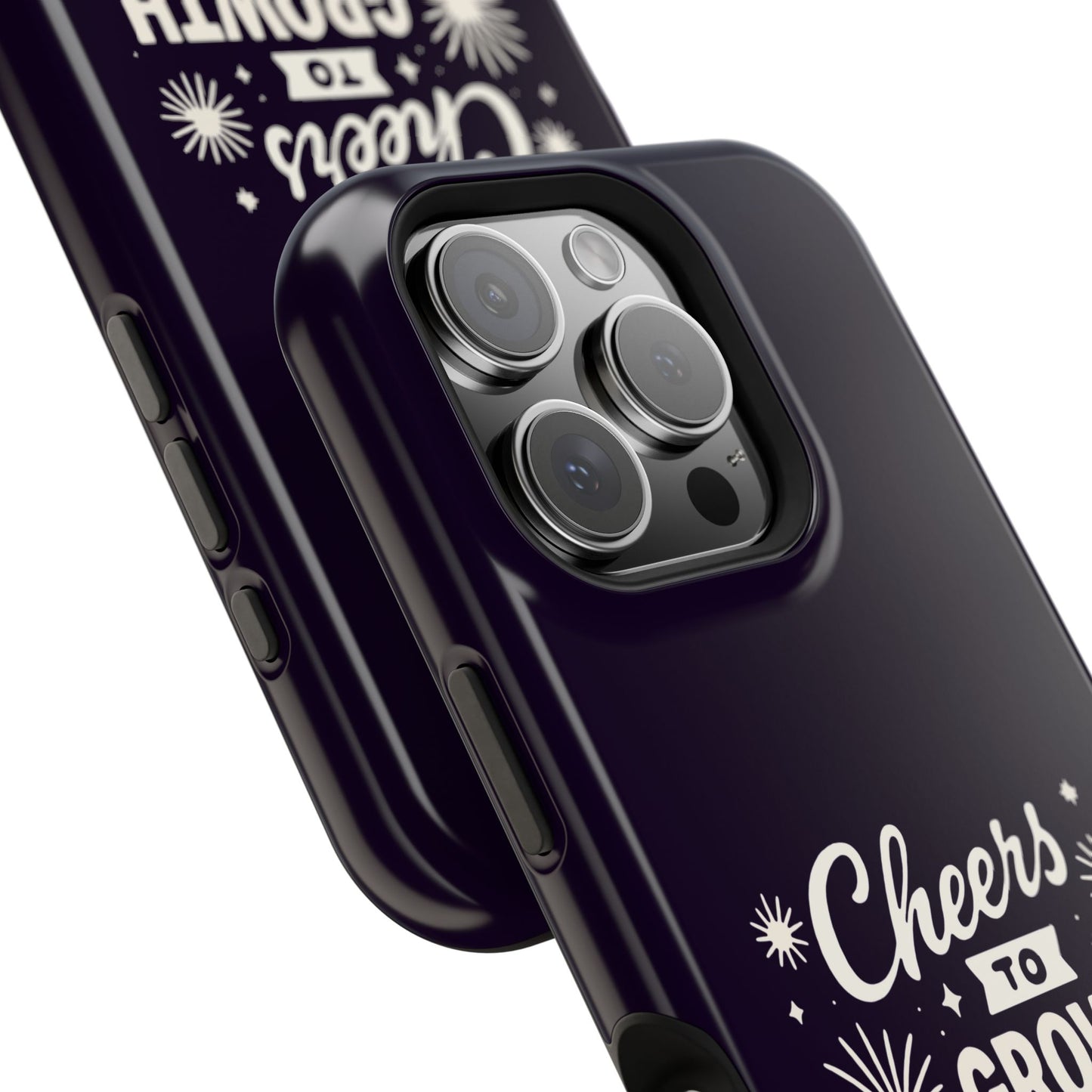 Cheers to Growth, Glow & Goals - Magnetic Phone Case