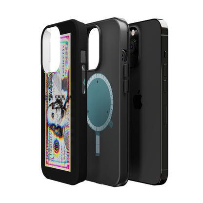 100 Dollars Bill - Neon Color Explosion - Magnetic Phone Case