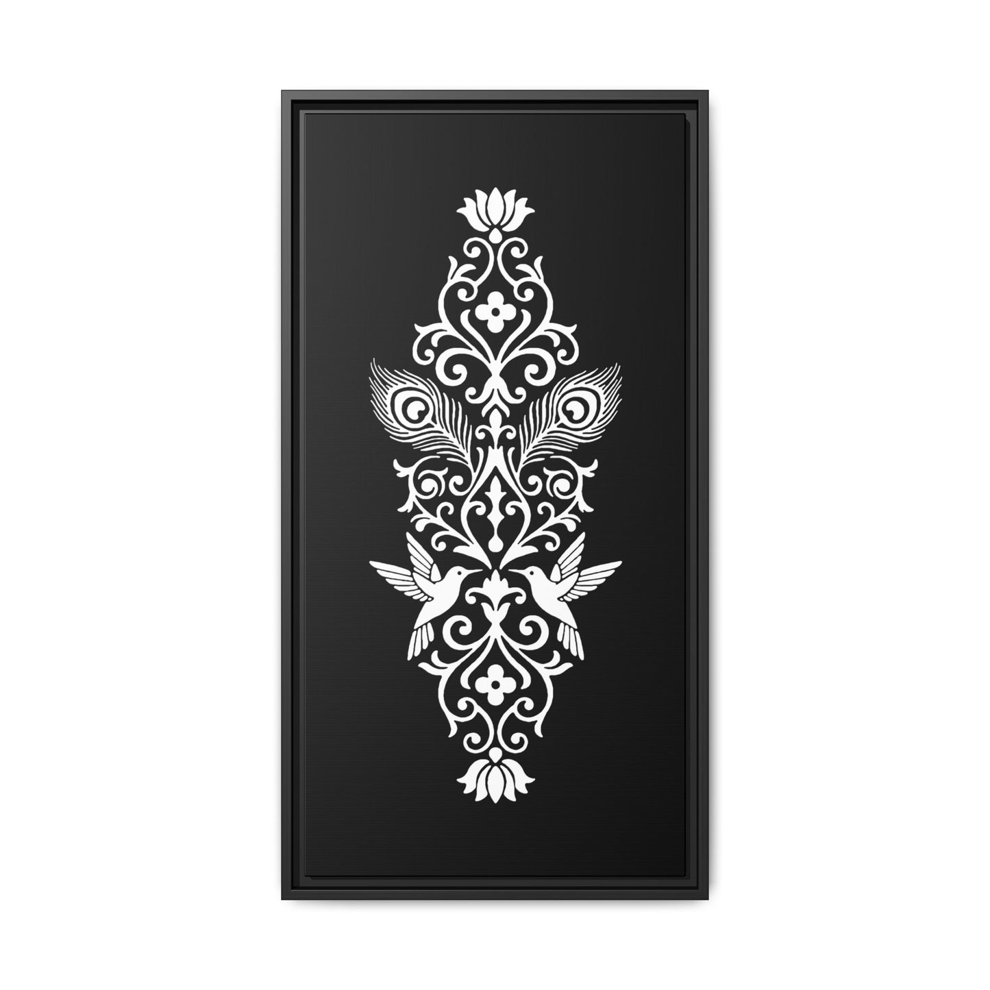Hummingbird Soulmates - Framed Canvas