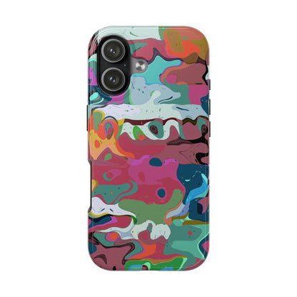 Colorful Abstract Marble - Phone Case