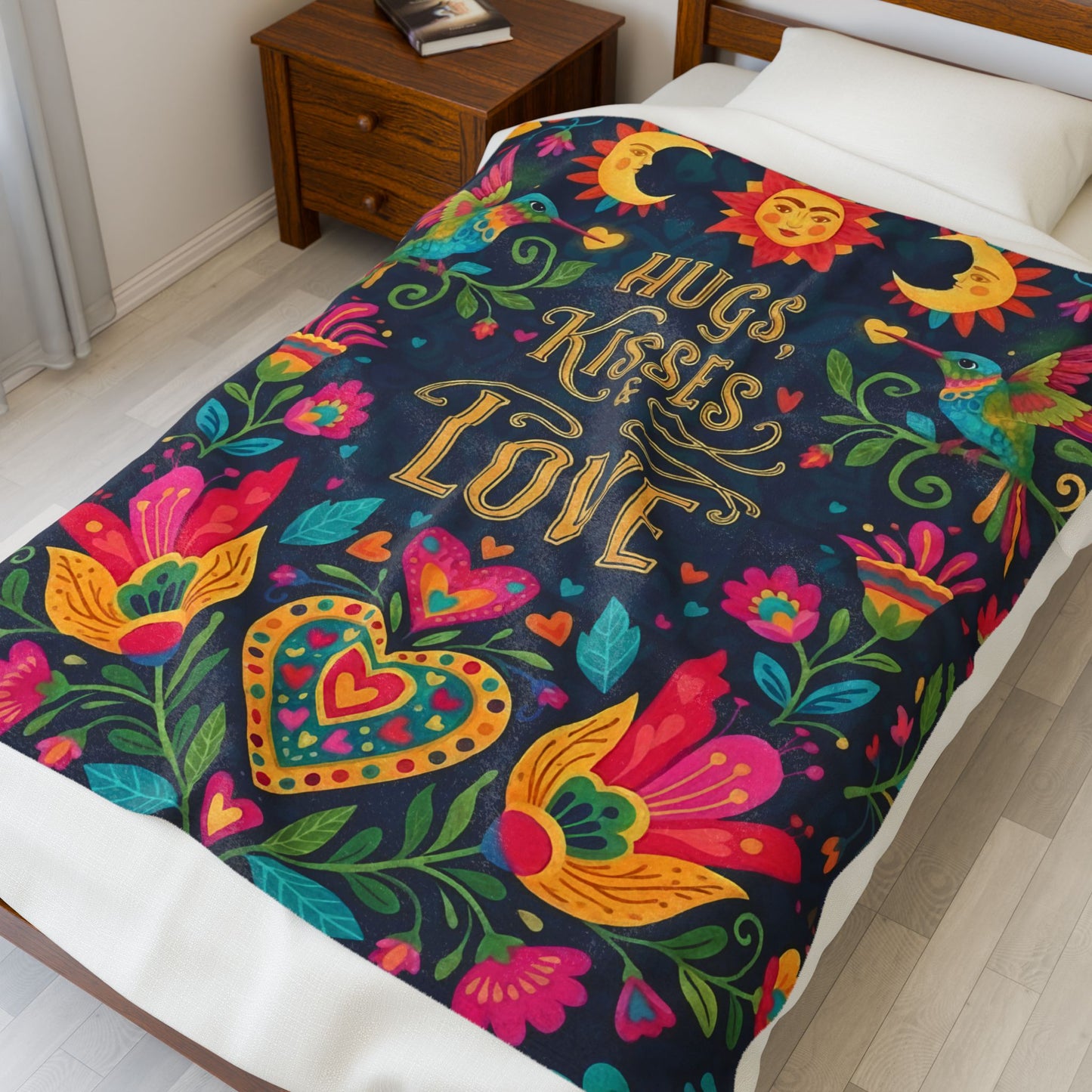 Hugs, Kisses & Love - Plush Blanket