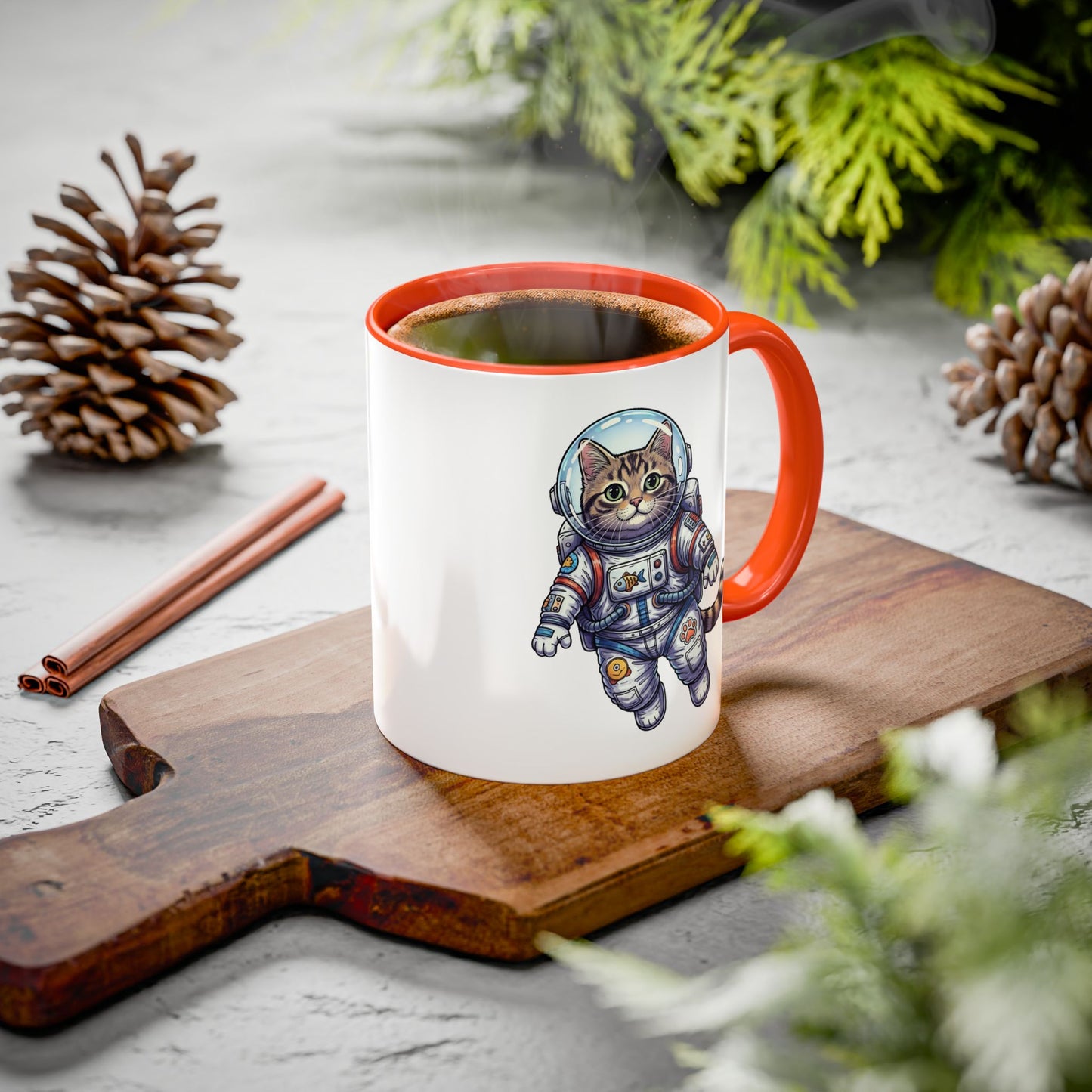 Astronaut Cat - Colorful Mug