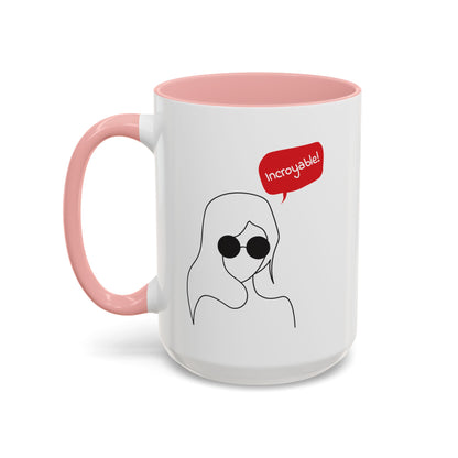 Incroyable Chic Girl - Color Accent Mug