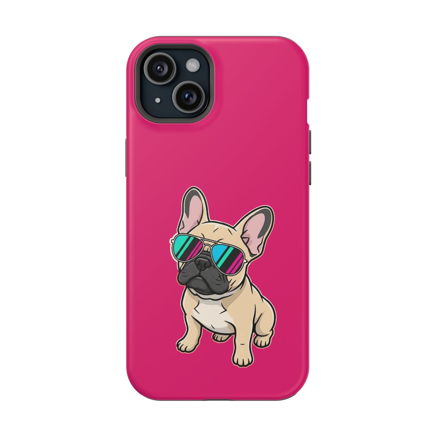 French Bulldog with Sunglasses - Magnetic Phone Case