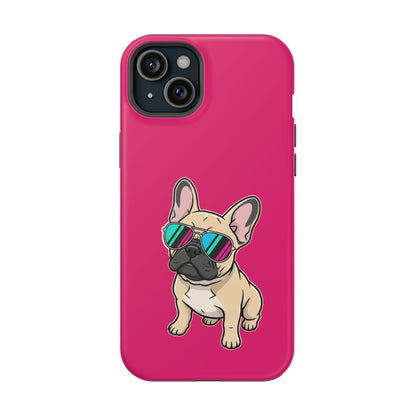 French Bulldog with Sunglasses - Magnetic Phone Case