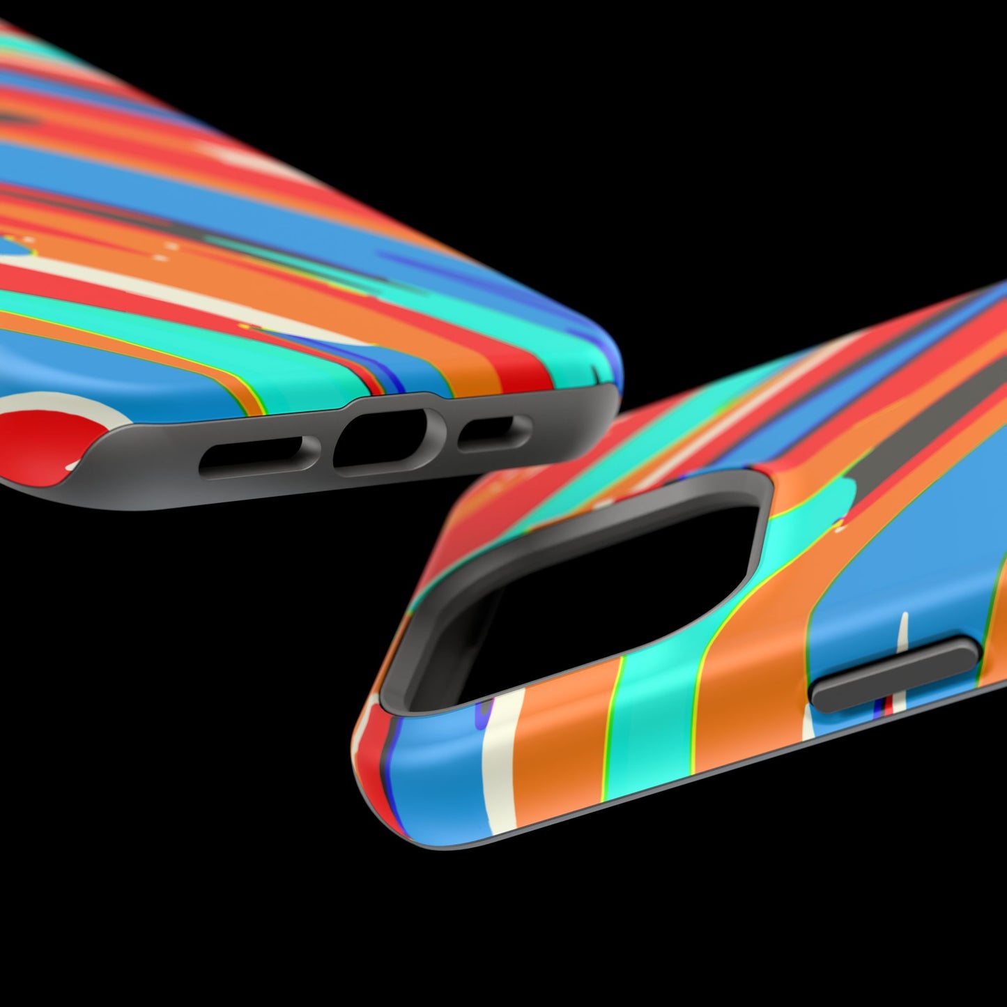 Abstract Rainbow Swirl Arc - Magnetic Phone Case