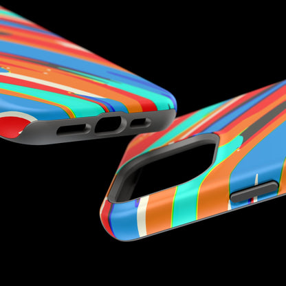 Abstract Rainbow Swirl Arc - Magnetic Phone Case