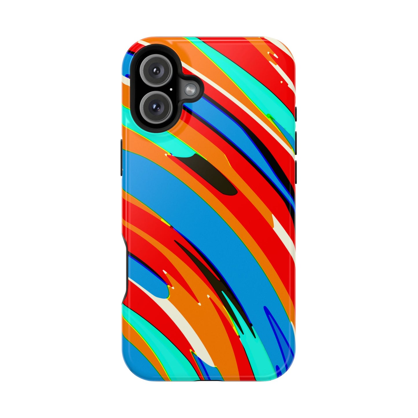 Abstract Rainbow Swirl Arc - Magnetic Phone Case