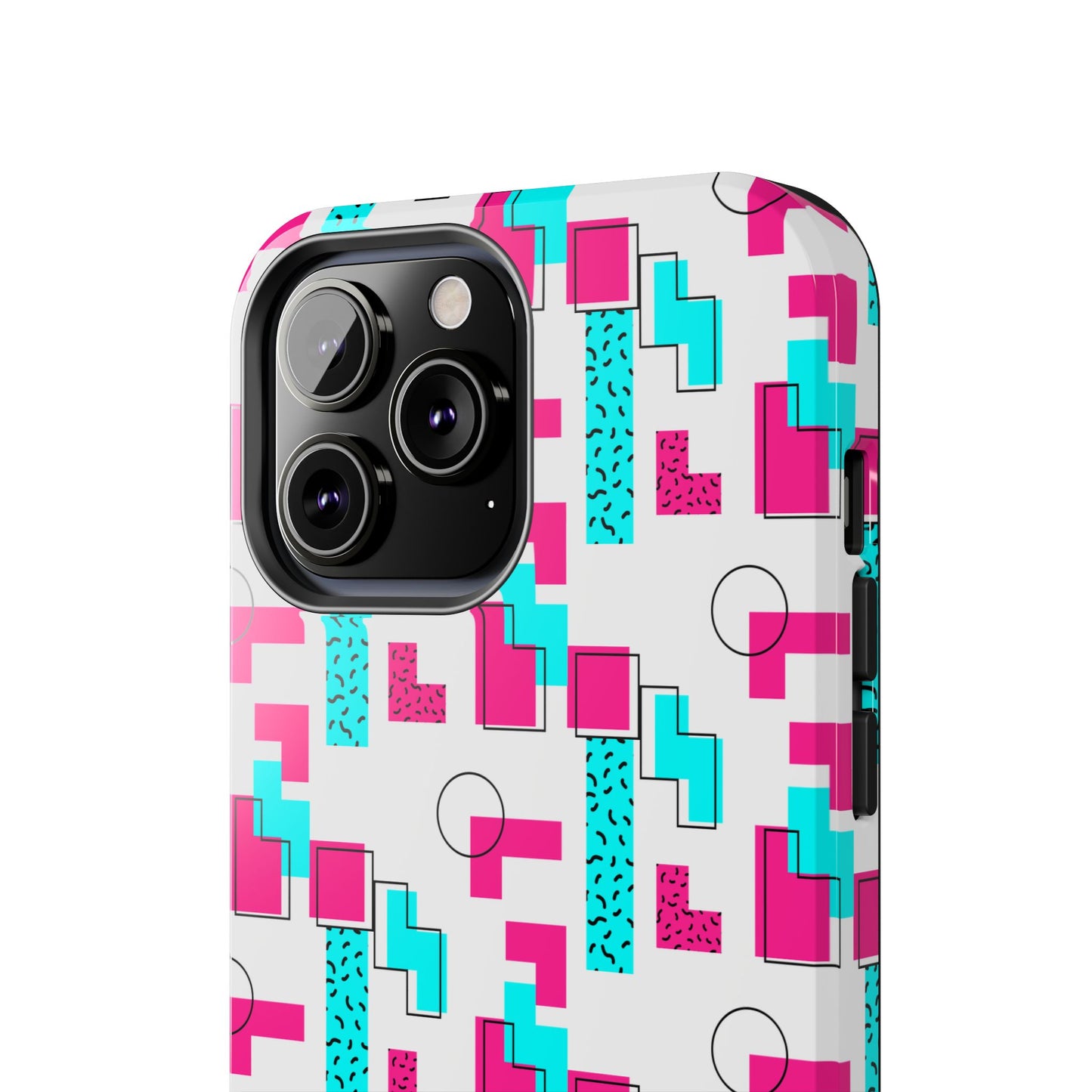 Retro Geometric Vibes - Phone Case