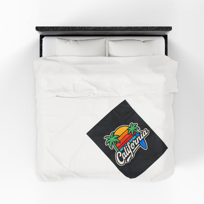 California Surf Vibes - Plush Blanket