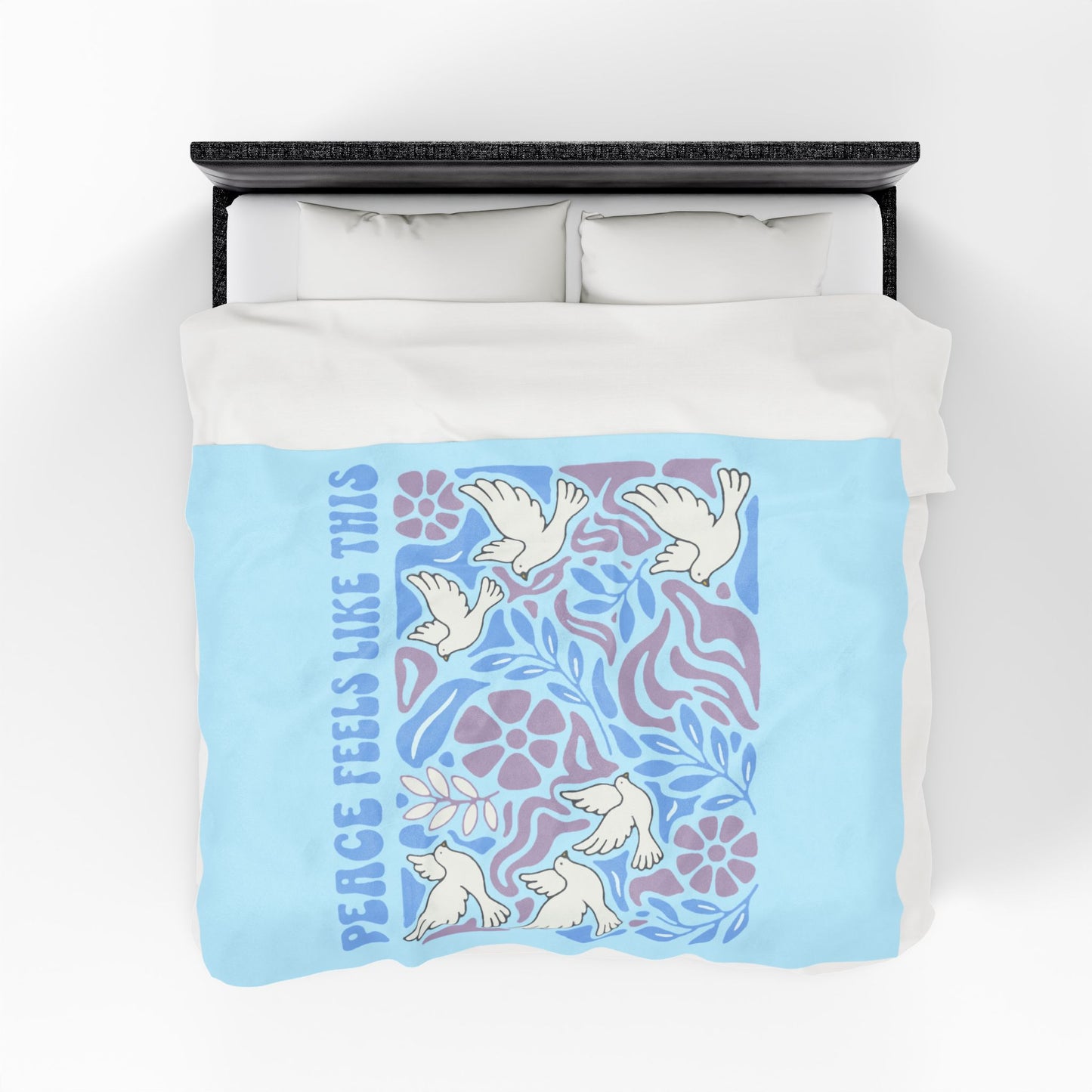 Peace Feels Like This - Plush Blanket