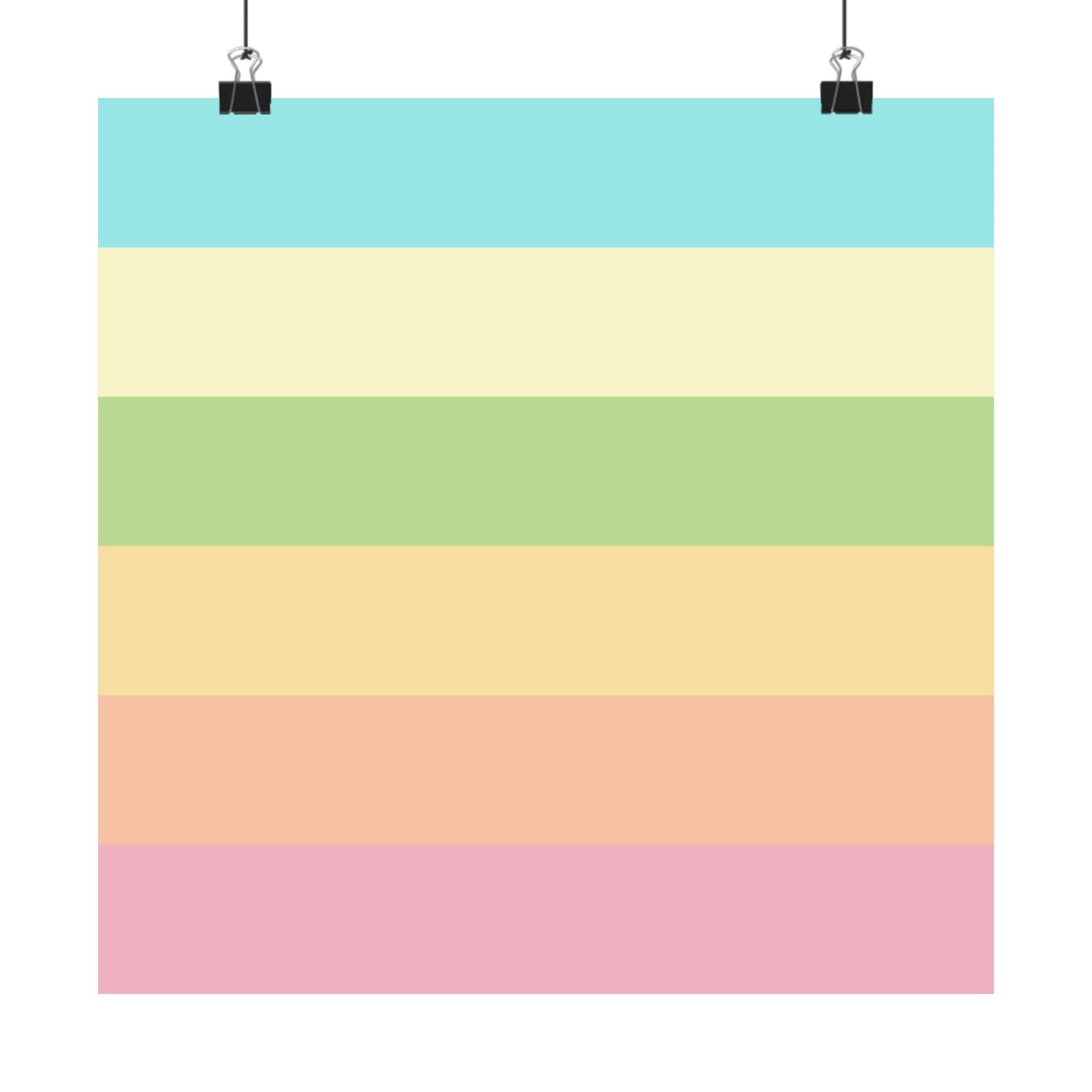 Pastel Stripes - Poster